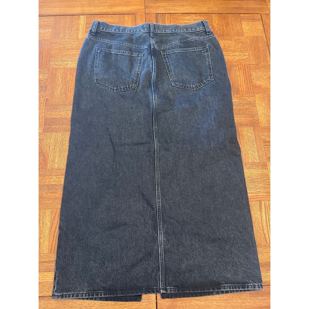 Madewell denim slit maxi skirt Size 29 - Picture 6 of 6